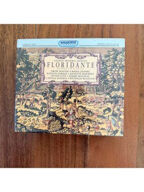 Handel FLORIDANTE Opera 3 CD Box Set Nicholas McGegan Hungaroton  NEW SEALED